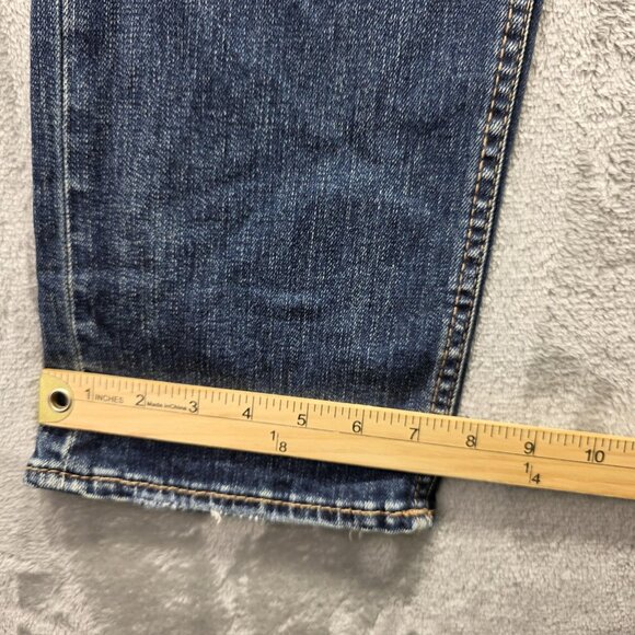 BKE Jake Straight Jeans Mens 30x32 Blue Distressed Performance Stretch Denim - Picture 3 of 12